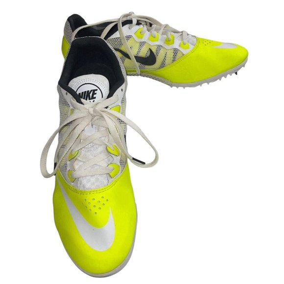 NIKE Zoom Rival Women's Shoes Track Sprint Racing 616313 702 Yellow White SZ 9.5 - Picture 2 of 12
